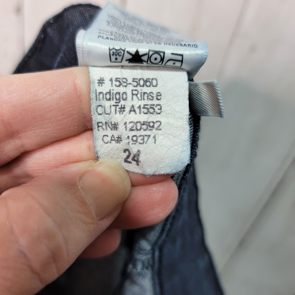 Rich & Skinny Women's Skinny Jeans Indigo Rinse Dark Wash Size 24. - Picture 7 of 7